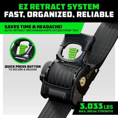 SELO™ Retractable Ratchet Straps
