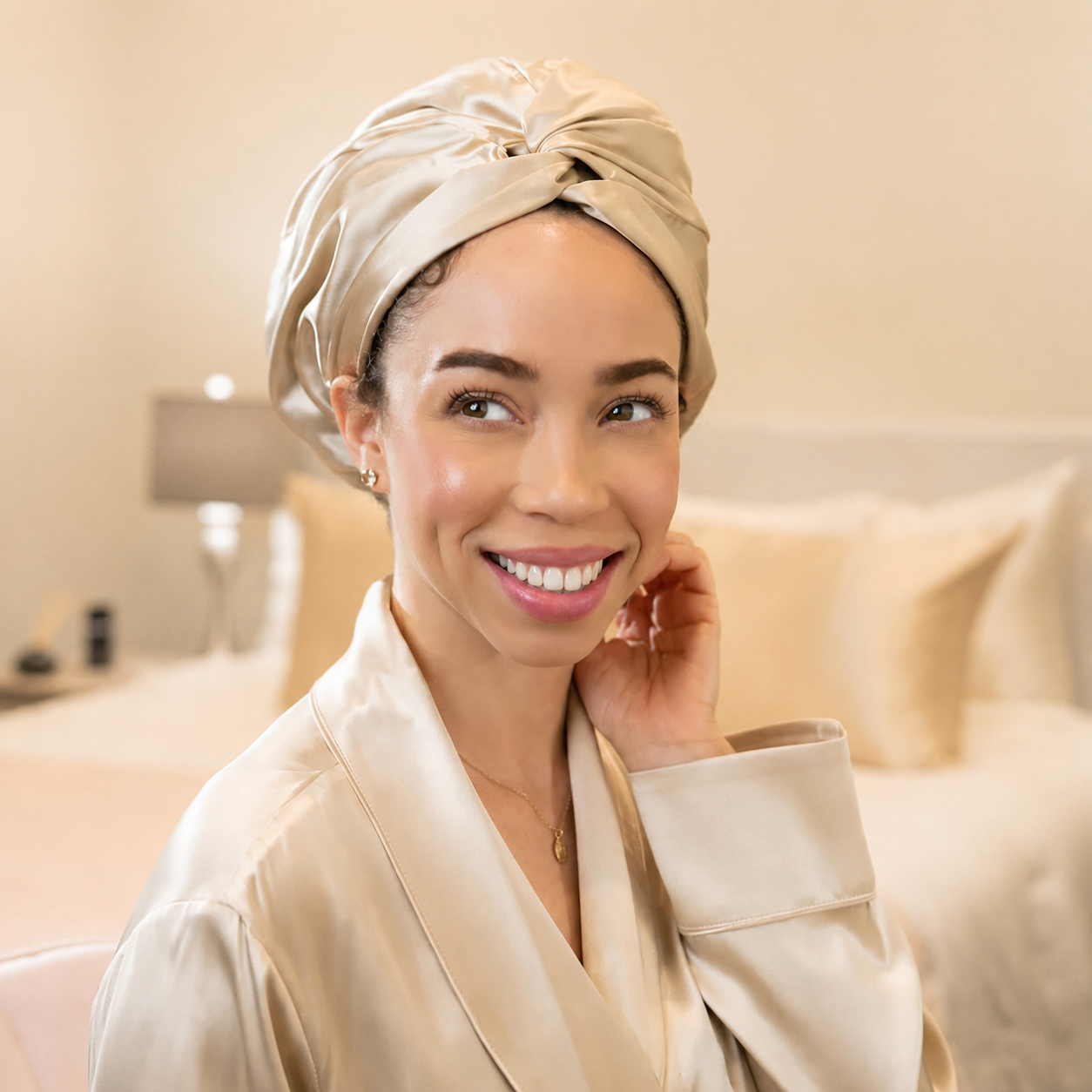 SELO™ 100% Mulberry Silk Bonnet