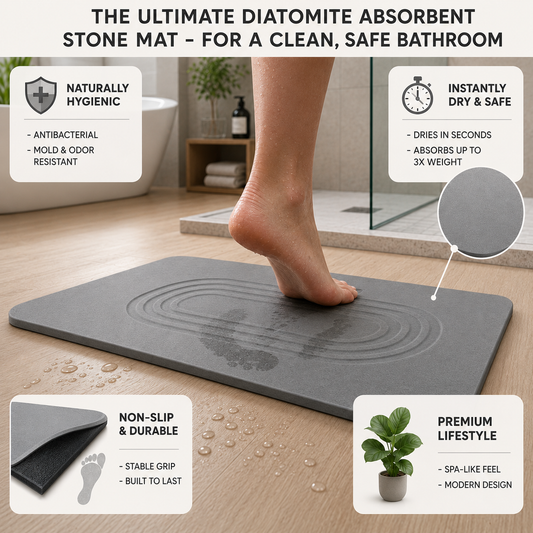 SELO™ Stone Bath Mat - Current