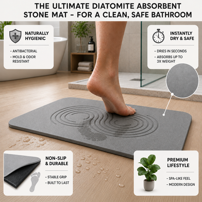 SELO™ Bath Stone Mat - Zen